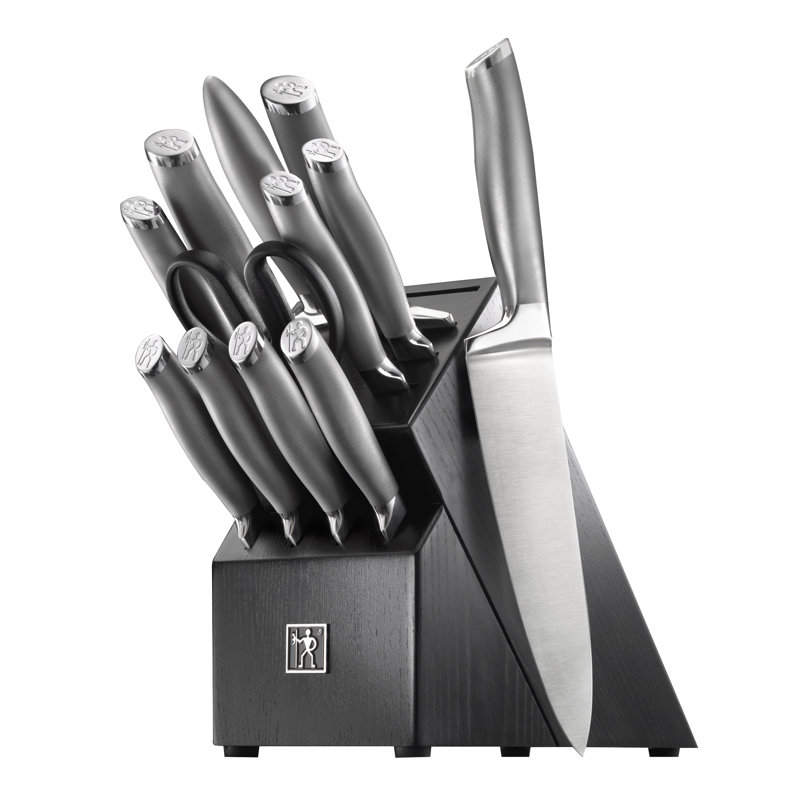 HENCKELS Modernist 13-Piece Knife Set with Block, Chef Knife HENCKELS Modernist 13-Piece Knife Set with Block, Chef Knife